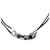 Black Hermès Swift Chaine Maillon Double Tour Costume Necklace  - view 2
