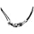 Black Hermès Swift Chaine Maillon Double Tour Costume Necklace  - view 3