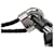 Black Hermès Swift Chaine Maillon Double Tour Costume Necklace  - view 4