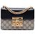 Padlock Gucci Small GG Supreme Umhängetasche mit Vorhängeschloss Beige