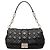 Borsa a tracolla Dior in agnello Cannage New Lock nera Nero