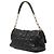 Borsa a tracolla Dior in agnello Cannage New Lock nera Nero - vista 2