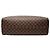 Borsa Louis Vuitton Damier Ebene Nolita 24 Heures marrone - vista 3