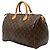 Borsa Boston Louis Vuitton Monogram Speedy 35 marrone - vista 2