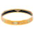Multi Hermès Narrow Wild Flower Enamel Bangle 65 Costume Bracelet Golden  - view 4