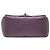 Mini borsa Chanel Single Flap Classic quadrata in pelle di agnello iridescente viola Porpora - vista 3
