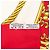 Sciarpa di seta rossa Hermès Les Cavaliers d Or 90 Scarves Rosso - vista 4