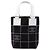 Schwarzer Chanel Small CC Chocolate Bar Canvas Tote
