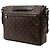 Borsa Louis Vuitton Monogram Macassar Clarence marrone - vista 2