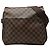 Borsa a tracolla Louis Vuitton Damier Ebene Naviglio marrone