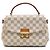Borsa Louis Vuitton Damier Azur Croisette bianca Bianco