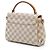 Borsa Louis Vuitton Damier Azur Croisette bianca Bianco - vista 2
