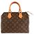 Borsa Boston Louis Vuitton Monogram Speedy 25 marrone