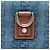 Borsa a tracolla Abbey D Ring in denim GG blu Gucci - vista 5
