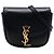 Piccola borsa a tracolla Kaia in pelle nera con monogramma Saint Laurent Nero
