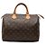 Borsa Boston Louis Vuitton Monogram Speedy 30 marrone