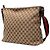 Borsa a tracolla Gucci GG Canvas Web beige - vista 2