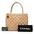 Tote Chanel Caviar Medallion Tan Cammello - vista 7
