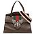 Borsa Gucci Medium Calfskin Linea Totem marrone