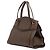 Borsa Gucci Medium Calfskin Linea Totem marrone - vista 2