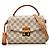 Borsa Louis Vuitton Damier Azur Croisette bianca Bianco