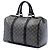 Borsa Boston Gucci Medium GG Crystal Joy grigia Grigio - vista 2