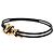 Pulseira LV Bloom em couro preto Louis Vuitton - vista 2