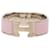 Pink Hermès Wide Enamel Clic Clac H Bracelet GM  - view 1