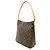Bolso de hombro Louis Vuitton Monogram Looping GM marrón Castaño - vista 2