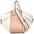 Beiger LOEWE Small Bicolor Leder Hammock Satchel