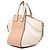 Beiger LOEWE Small Bicolor Leder Hammock Satchel - Ansicht 2