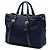 Borsa Prada Vitello Daino con finiture in Tessuto blu - vista 2