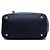 Borsa Prada Vitello Daino con finiture in Tessuto blu - vista 3