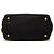 Tote Piccola borsa satchel in tela Canapa con logo nero Prada - vista 3