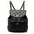 Chanel Duma Rucksack aus gestepptem schwarzem Lammleder Medium