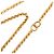 Collana con pendente a fiore placcato oro Gold Chanel CC D'oro - vista 5