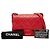 Borsa a tracolla Chanel Mini Square Caviar Incognito Flap rossa Rosso - vista 8