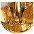 Orecchini a clip Chanel CC placcati oro con motivo trifoglio D'oro - vista 4