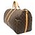 Borsa da viaggio marrone Louis Vuitton Monogram Keepall Bandouliere 55 - vista 2