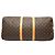 Borsa da viaggio marrone Louis Vuitton Monogram Keepall Bandouliere 55 - vista 3