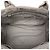 Borsa satchel in denim canapa grigio con gioielli e occhielli Prada Small - vista 4