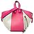 Borsa a tracolla LOEWE Small Bicolor Calfskin Hammock Bag rosa