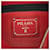 Clutch Prada Vitello Daino rossa Rosso - vista 5