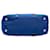 Borsa Prada Vitello Trimmed Tessuto blu - vista 3