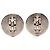 Orecchini a clip CC in argento placcato ed smalto Chanel Silver - vista 2