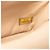 Borsa a tracolla Chanel Small Quilted Iridescent Lambskin Pearl CC Crystal Flap oro D'oro - vista 5