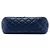 Petit sac à bandoulière Chanel Single Flap en agneau matelassé bleu avec perles - vue 3