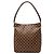 Sac cabas Louis Vuitton Damier Ebene Looping GM marron