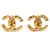Orecchini a clip in lava placcati oro Gold Chanel CC D'oro
