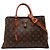 Borsa Tote Louis Vuitton Monogram Flower marrone